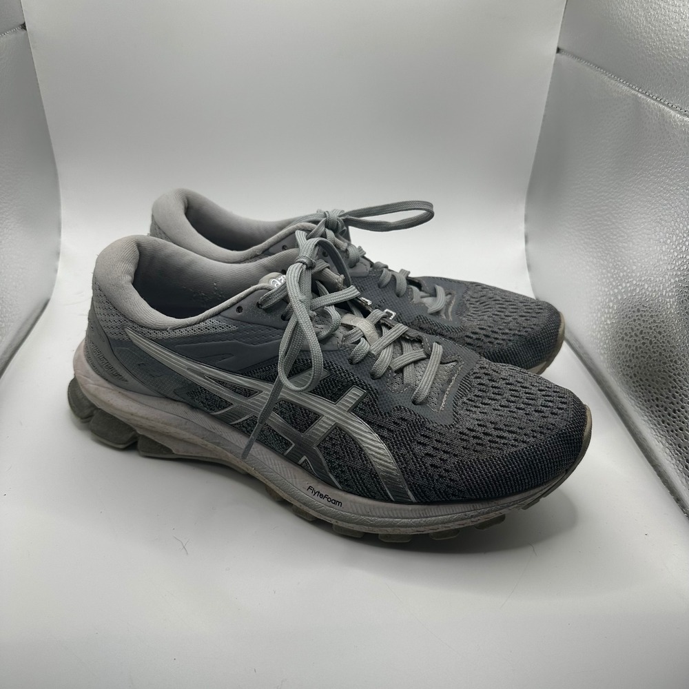 ASICS GT-1000 10 Womens Grey Running Shoes 1012A878 Size 10 FlyteFoam GEL